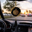 Black Duet Golden Flakes Car Hanging with Islamic design for vehicle decor