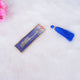 Decorative blue glitter Islamic calligraphy gift box with tassel