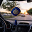 Blue Duet Golden Flakes Islamic car hanging with tassel