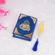 Blue Mini Quran with Feather Bookmark