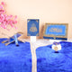 Blue Sequence Couple Ibadah Set