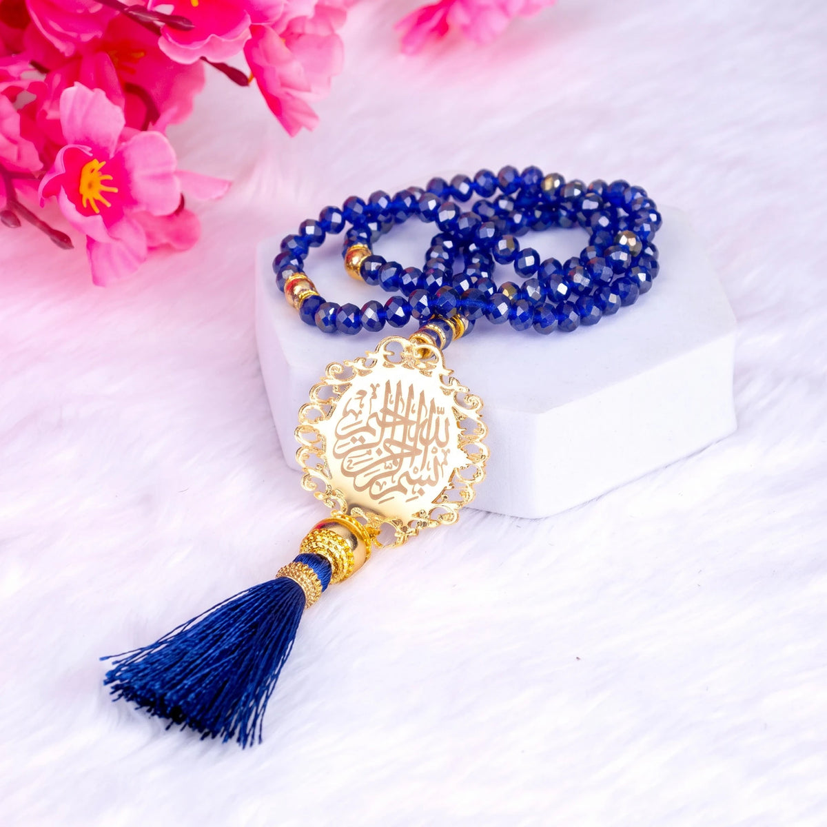 Personalised Premium 100 Beads Crystal Tasbeeh - Ramadan Collection