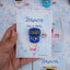 Blue digital Tasbeeh Favor labeled Hamza on a pastel blue card, perfect for Aqiqah or religious wedding ceremony giveaways.