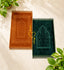 Golden & Green Rectangle Couple Janamaz with Heart