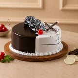 Choco Vanilla Cream Cake — cake, gift packaging