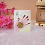Mehndi Favors Chocolate Cards assorted – charming henna-design cards with gold chocolate coins, customisable Islamic wedding Mehndi favors made in India