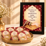 Sparkling Choodi wedding frame with colourful bangles and floral design
