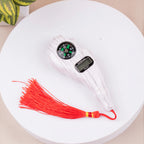 Digital tally counter with compass and red tassel from Raah-e-Makkah Safar Essentials - Luxury Hajj Umrah Hampers for dhikr and direction.