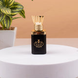 Adam Luxury Attar 12ml from Taqwa Ramadan Men's Hamper – alcohol-free Islamic perfume in black and gold bottle, part of premium Ramadan gift hamper for men