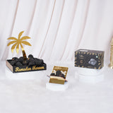 Royal Ajwa Blessings Set with dates, Ramadan Kareem tray, gold palm decoration