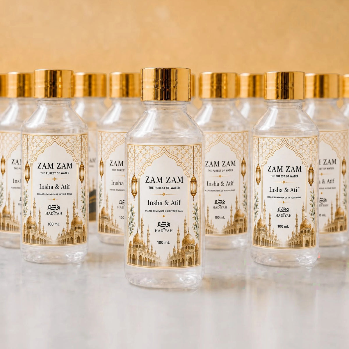Premium Zam Zam Bottles 100ml for Hajj & Umrah Tabarruk