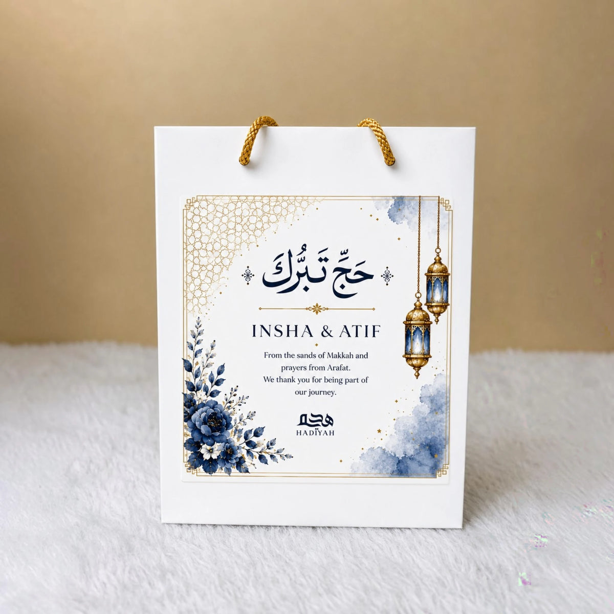 Personalised Hajj Favors Gift Bag