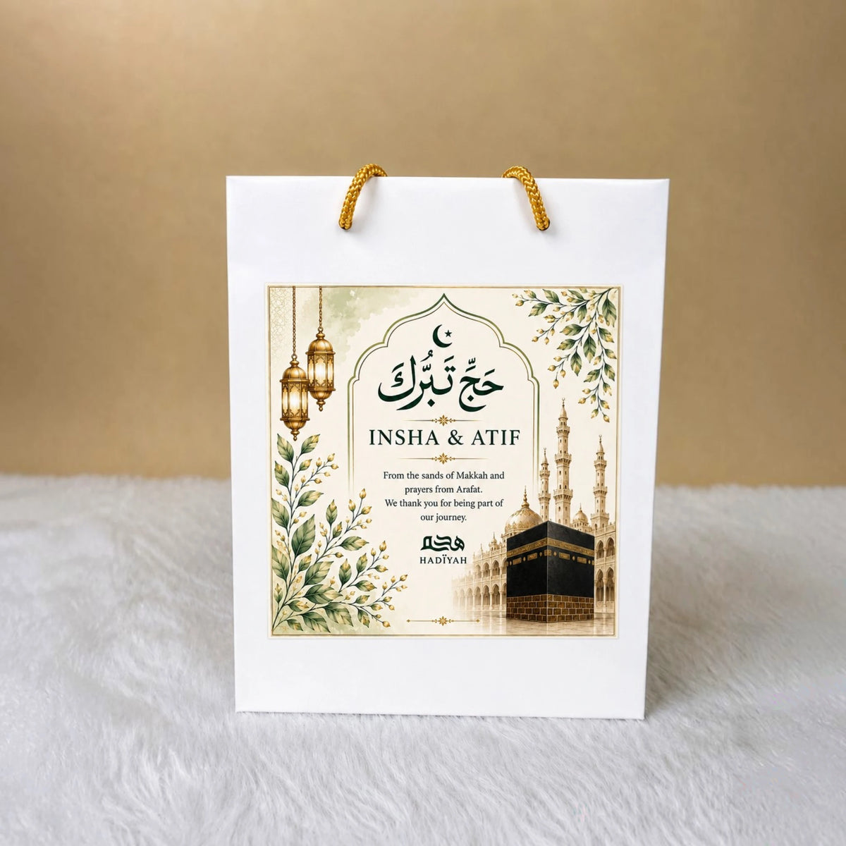 Personalised Hajj Favors Gift Bag