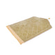 Angled view of Offwhite Dome Janamaz highlighting plush velvet and dome shape. Elegant prayer rug for men and women, customizable.