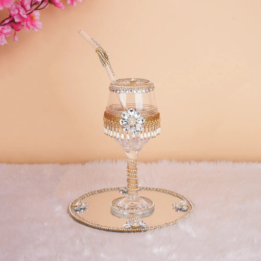 Doodh Pilayi Glass Set - Bridal Edition