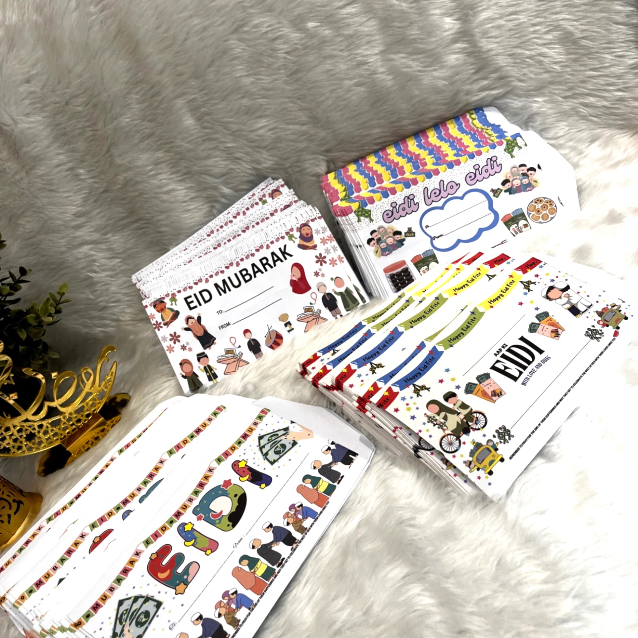EIDI Printed Envelopes (Pack of 10)