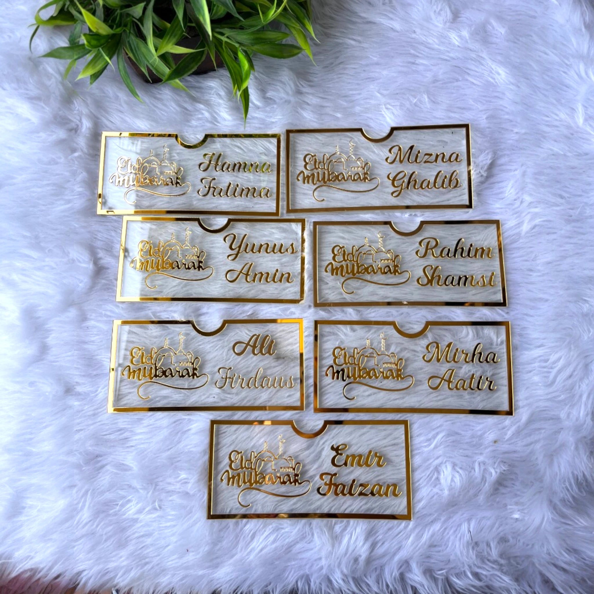 EID Mubarak Acrylic Envelope