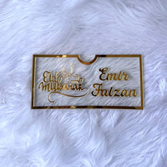 EID Mubarak Acrylic Envelope
