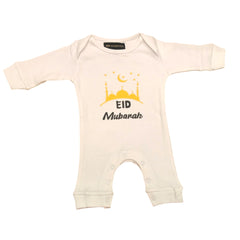 EID Mubarak Baby Boy Romper with Name