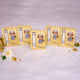 Eid Mubarak acrylic gift cards with angel cartoon for Eid celebration