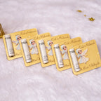 Set of Eid Mubarak acrylic gift cards with angel cartoon for Eid gifts