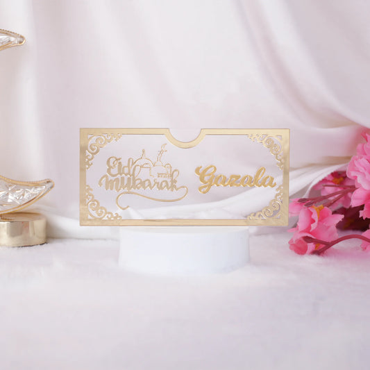 EID Mubarak Acrylic Envelope