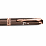 Elite Knurled Bronze Premium Ball Pen in elegant gift-ready packaging