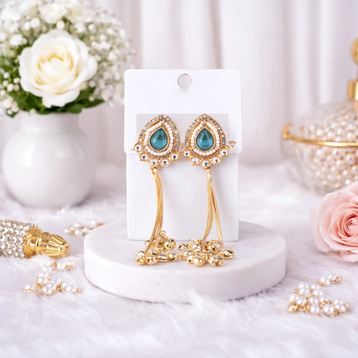 Kashmiri Noor Jhumkas women's earrings online