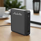 EnFast Ace Pocket Powerbank - 10000mAh Power in matte black with LED indicators and USB port, ideal for portable charging on desks or travel.
