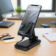 EnCase Pro 10K Powerbank - 10000 mAh with dual output shown charging a smartphone on a desk, ideal for office or travel use.