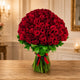 Enigmatic Love Red Roses Bouquet — fresh flower bouquet | Hadiyah Gifting