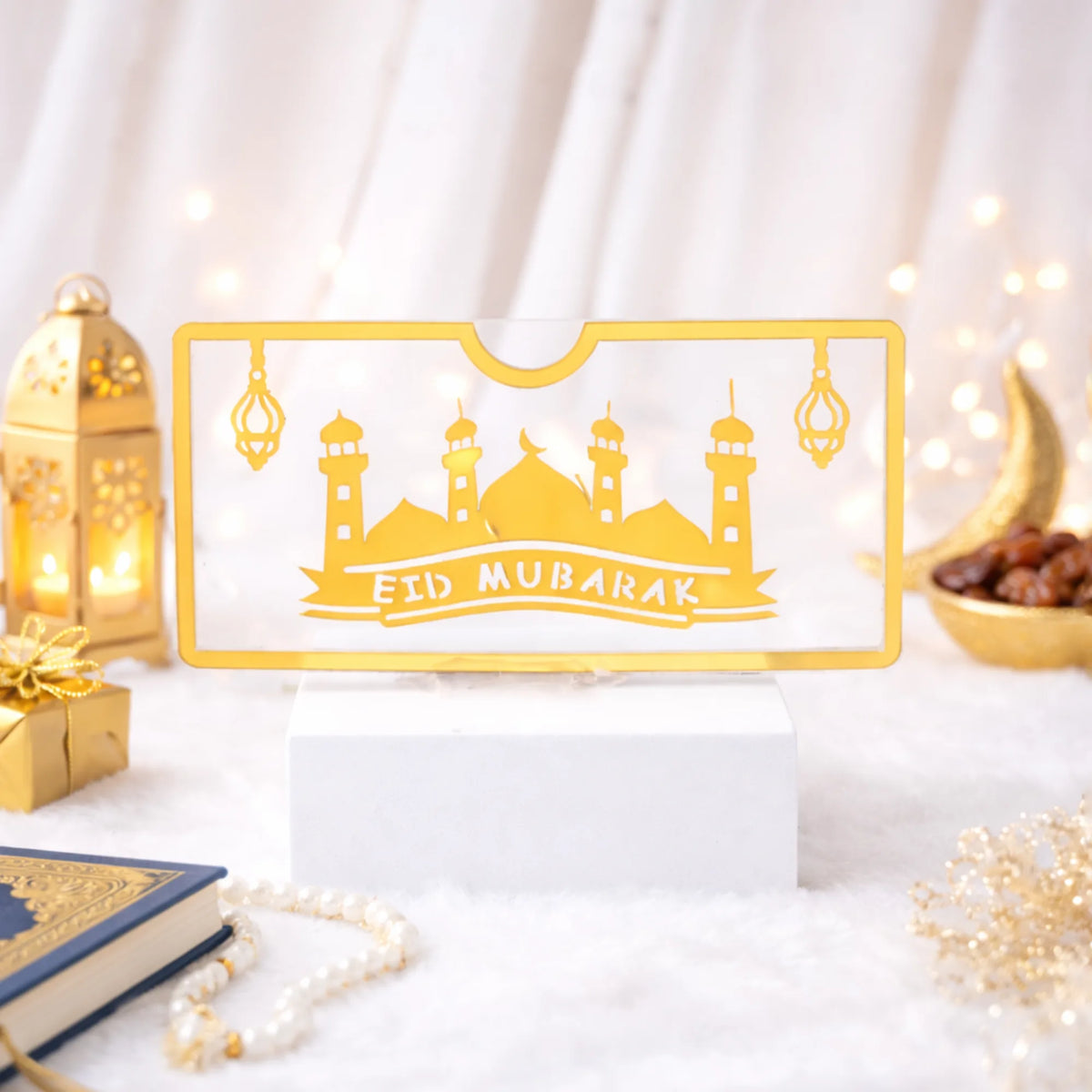 EID Mubarak Acrylic Envelope