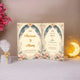 Floral Bliss Nikah Nama - Timeless Vows Keepsake with customizable names and Arabic calligraphy, set against a floral arch design in pastel tones.