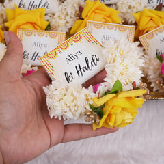 Haldi Mehndi Hand Gajra Favors