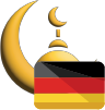 Germany logo featuring the national colors of black, red, and gold, with iconic symbols like the eagle or Brandenburg Gate, representing the country’s history, strength, and unity, symbolizing national pride and progress.