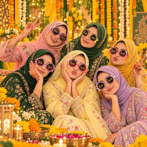 Nikah Squad Bride & Groom Wedding Sunglasses - Pair of 10