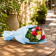 Glittery Love Roses Bouquet — fresh flower bouquet, detail view
