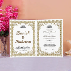 Golden Classic Nikah Nama Hamper