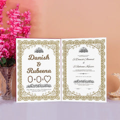 Golden Classic Nikah Nama Hamper