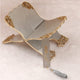 Decorative grey and gold rehal stand from the Grey Stones Quran Gift Set. Perfect for displaying the Quran during recitation.