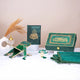 Bridal Hamper - The Bling Collection featuring a premium green Quran gift set with tasbeeh, rehal, and prayer mat for weddings and Nikkah.