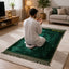 Green Rectangle Premium Janamaz with name