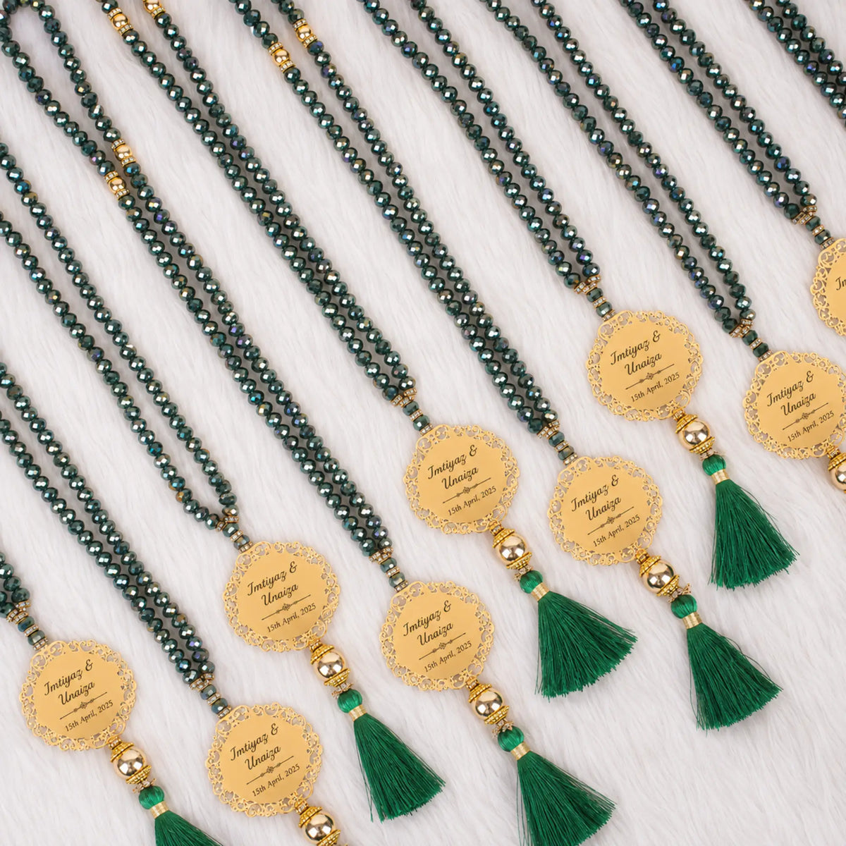 Bulk Tasbih Favors Customised with Name