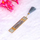 Handcrafted resin Quran bookmark with glittery silver and gold detailing, tassel attached, part of the Silver Rehal Bling Collection gift set.