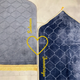 Grey & Grey Dome Couple Janamaz with Heart