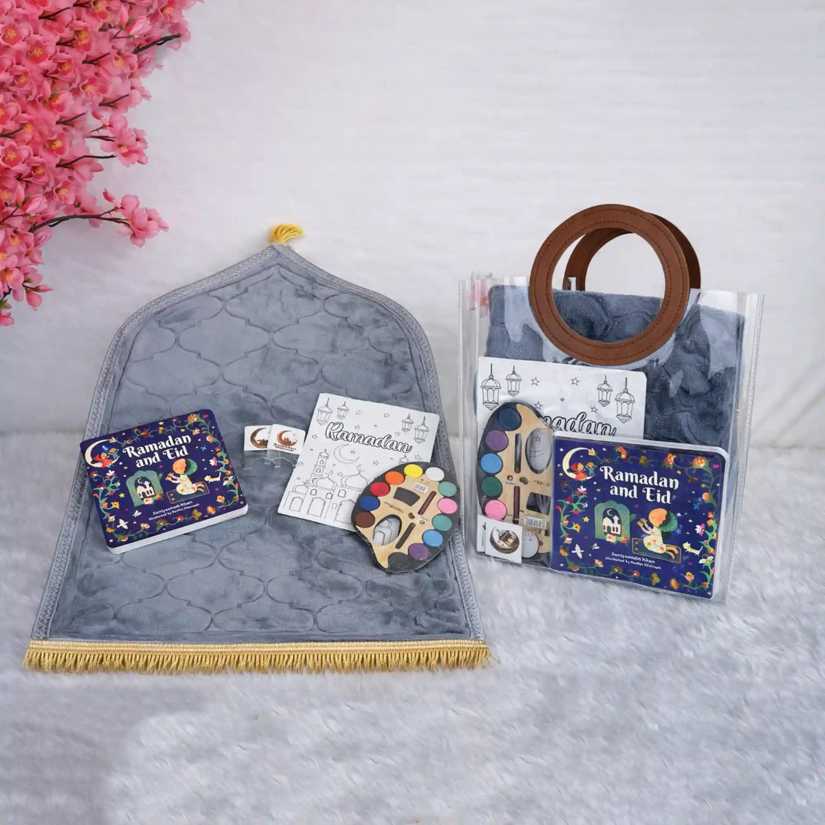 Children's Ramadan and Eid gift hamper with books and toys