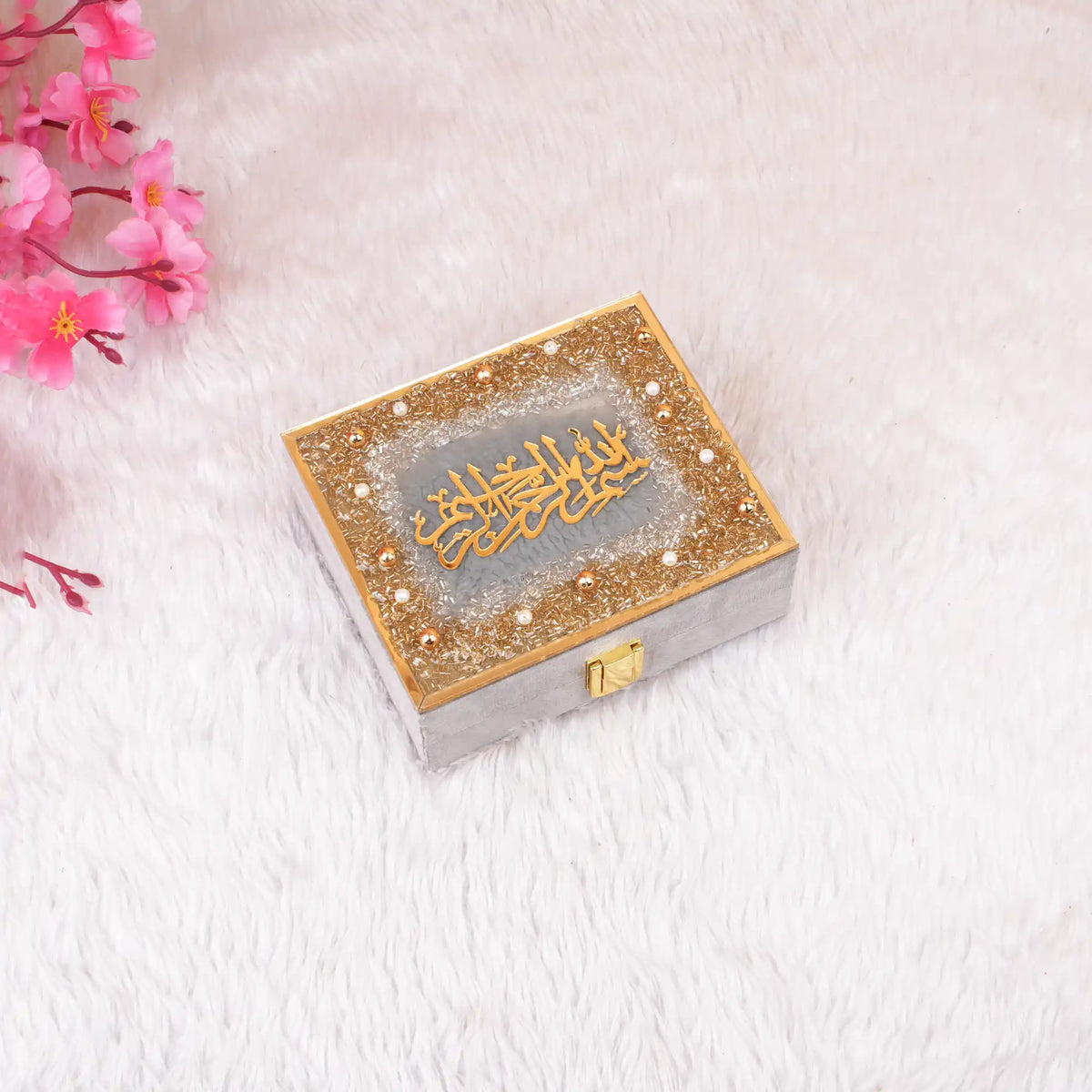 Grey Sequence Mini Tilawat-e-Quran