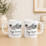 Hajja Hajji personalized couple mugs 325 ml