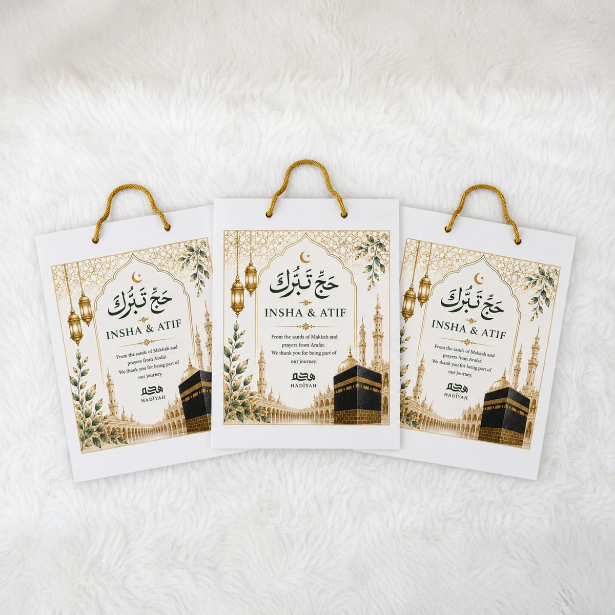 Personalised Hajj Favors Gift Bag