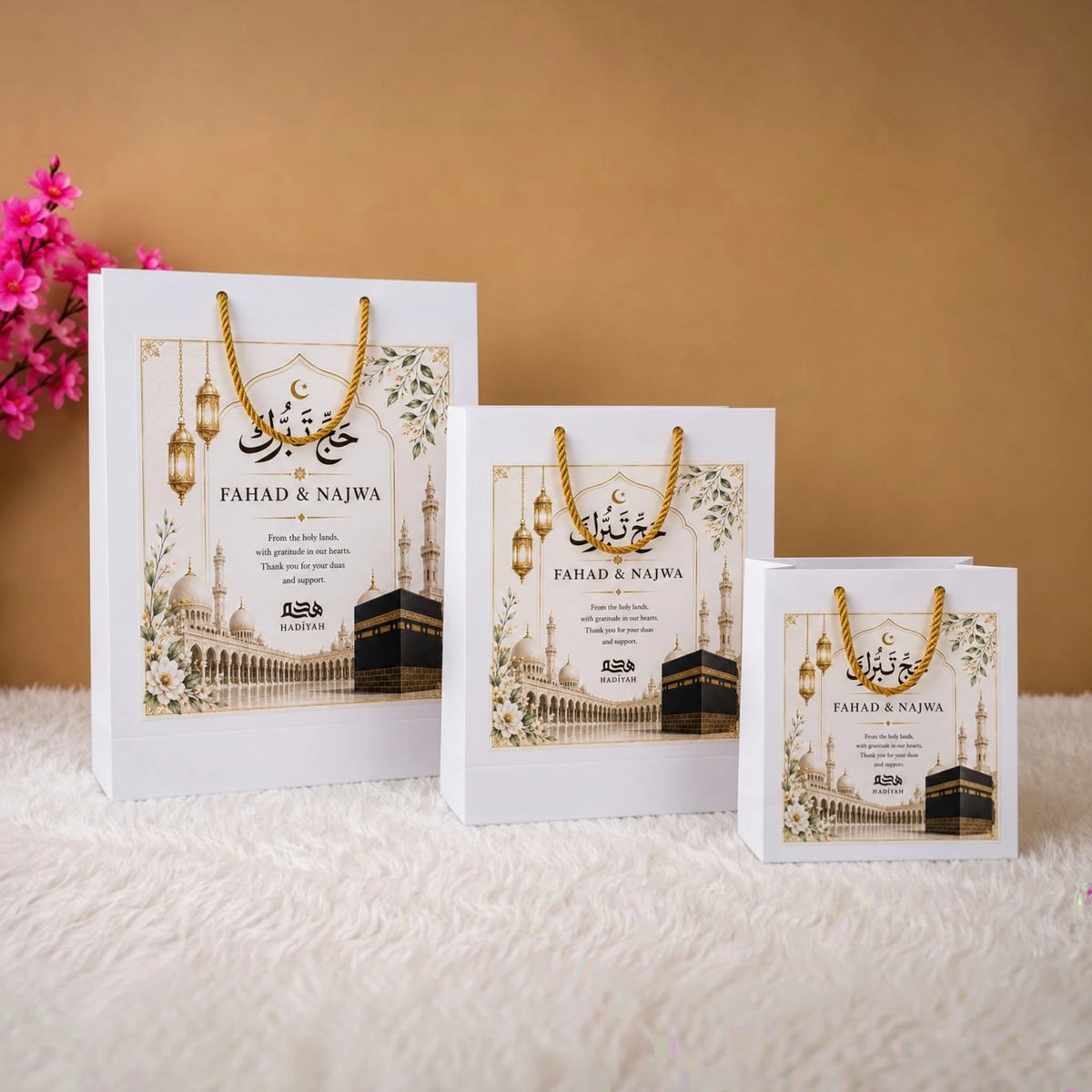 Personalised Hajj Favors Gift Bag
